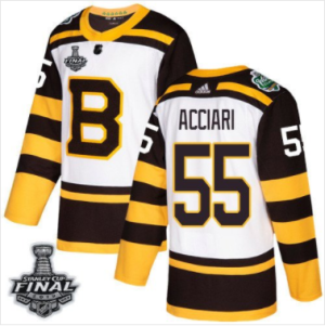 Bruins #55 Noel Acciari Weiß Classic 2019 Stanley Cup Final Stitched